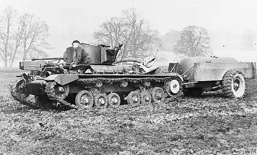 Valentine flame-thrower (gas-operated equipment)