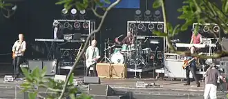 Icehouse performing live in Auckland, New Zealand, 2012