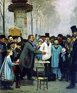 A Novelty Seller in Paris, Tretyakov Gallery (1873)
