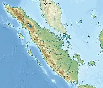 Lake Toba is located in Sumatra