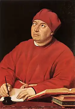 Raphael Portrait of Tommaso Inghirami. 90 × 62&nbsp;cm.