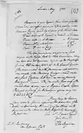 Thomas Boylston to Thomas Jefferson, May 1786, Maritime Insurance Premiums