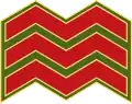 Sergeant (Irish: Sáirsint) (Irish Army)[68]