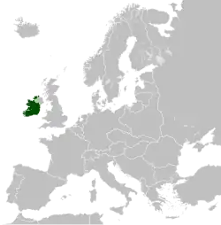 The Irish Free State (green) in 1929
