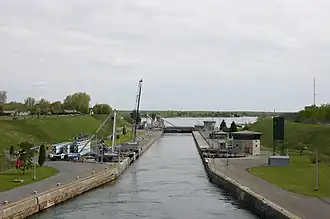 Iroquois Lock on the Saint Lawrence Seaway