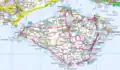 Ordnance Survey map of the island