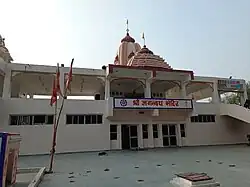 The Hindu Jagannath temple, located near the Mahabodhi Temple