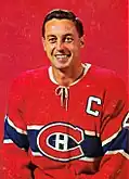 Jean Beliveau, first recipient of the award, in 1965