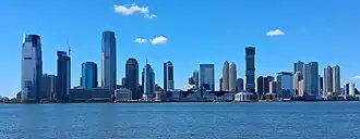 Downtown Jersey City skyline