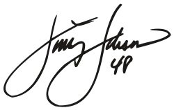 Jimmie Johnson signature