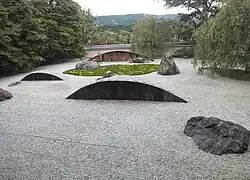 Jissō-in rock garden in Iwakura (Kyoto), reformed in 2013