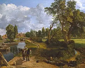 Flatford Mill (Scene on a Navigable River), c. 1816, oil on canvas, Tate Britain, London