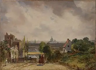 Sir Richard Steele's Cottage, Hampstead, oil on canvas, 1832.