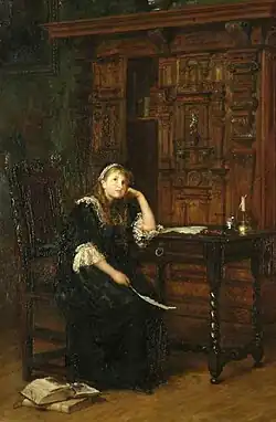 Princess Elizabeth in Prison at St James's (1879), Royal Holloway College