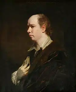 1770 portrait of Goldsmith by Sir Joshua Reynolds