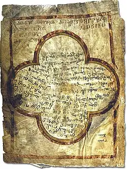 Nuskhuri of Jruchi Gospels, 13th century