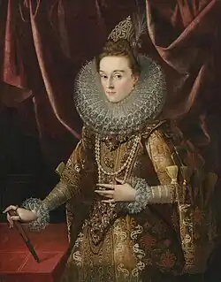 Juan Pantoja de la Cruz, Infanta Isabella Clara Eugenia, 1599