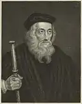John Wycliffe, early dissident in the Roman Catholic Church during the 14th century