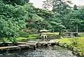 The Flying Geese Bridge in Kenroku-en garden (between 1822 and 1874)