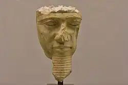 Fragment of statue of Khafre, c. 2510-2485 BCE, Ny Carlsberg Glyptotek, Copenhagen