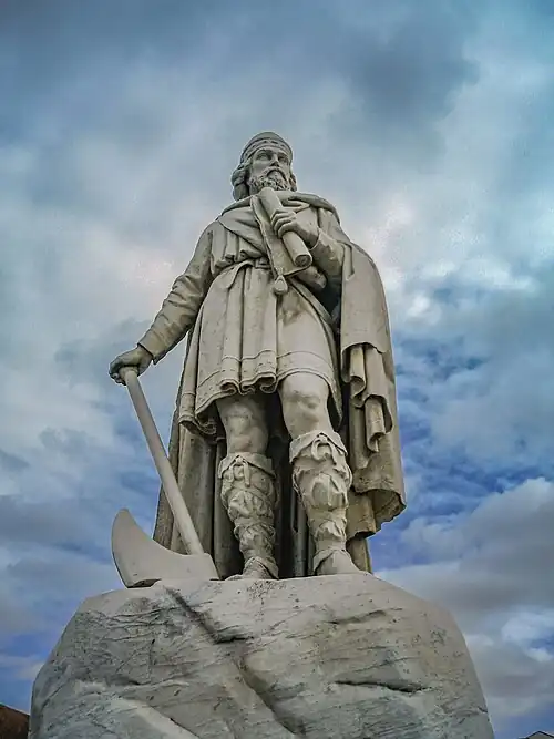 Statue of Alfred the Great in Wantage, Oxfordshire