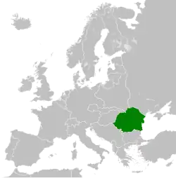 The Kingdom of Romania in 1939