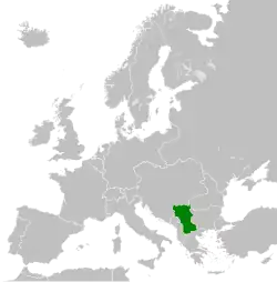 The Kingdom of Serbia in 1914