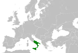 The Kingdom of Sicily in 1190