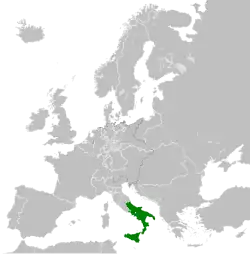 The Kingdom of the Two Sicilies in 1839