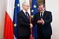 President Bronisław Komorowski with Herman Van Rompuy (2011)