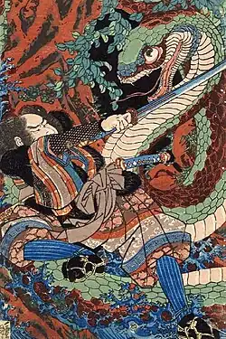From the Suikoden series Kuniyoshi, 1830