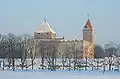 Kuressaare Castle in winter