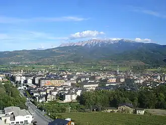 La Seu d'Urgell from the Solsona tower