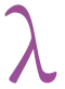 The Greek letter "lambda"