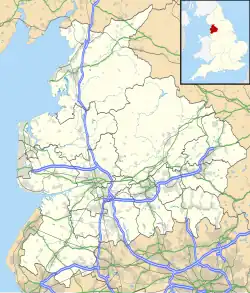 Blackpool is located in Lancashire