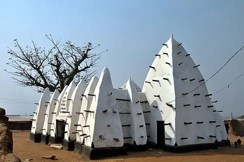 Larabanga Mosque, Ghana founded in 1421