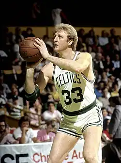 Bird holding a basketball, aiming to shoot