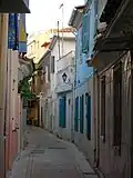Traditional street of Lefkada (city)