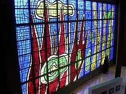 Stained-glass window at the Central University of Venezuela, 1954