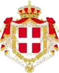 Lesser coat of arms as King