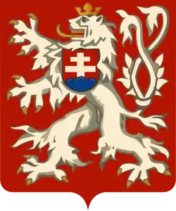 Small coat of arms (1920–1938) of Czechoslovakia