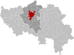 The municipality of Liège in the province of Liège
