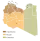 Map showing historical regions and districts of Libya
