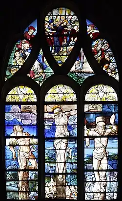 The Passion of Christ: the Capture and Crucifixion, Saint-Pierre, Limours, France (1520)