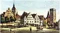 Depiction of Rostock in 1845