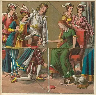 Dean & Son's Cinderella "surprise book" with moving images,  1875