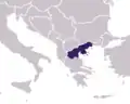 Modern region of Greek Macedonia