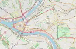 Acrisure Stadium is located in Downtown Pittsburgh