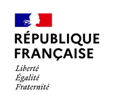 The official logo of the French Republic used on government documents with the slogan "Liberté, égalité, fraternité"
