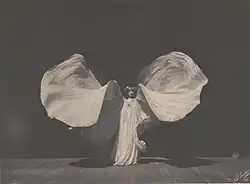 Modern dance (and modern stage lighting) innovator Loie Fuller